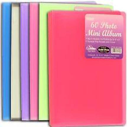 Album Photo Pioneer Mini Max 100 Photos - Format 4x6, Couverture Simili Cuir Bordeaux