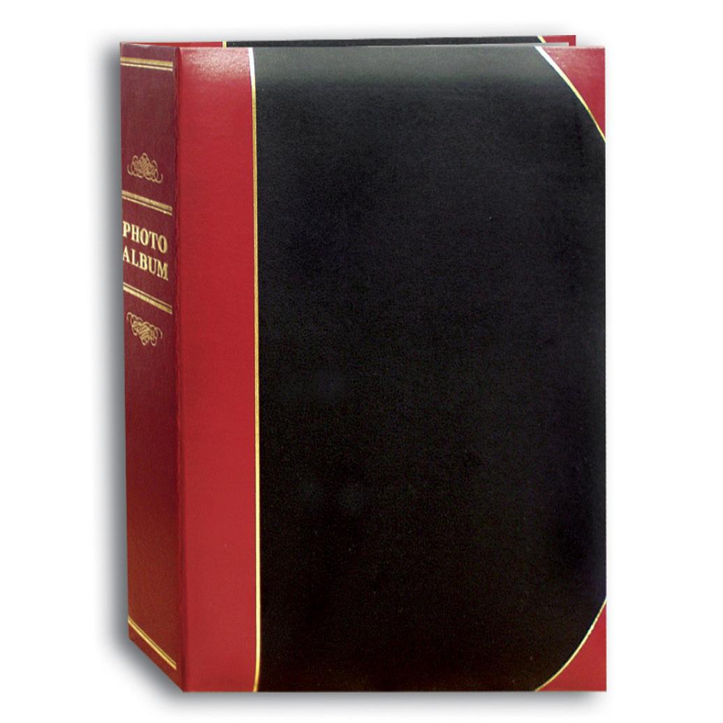 Pioneer 4 x 6 In. Ledger Bi-Directional Photo Album (300 Photos)-Black