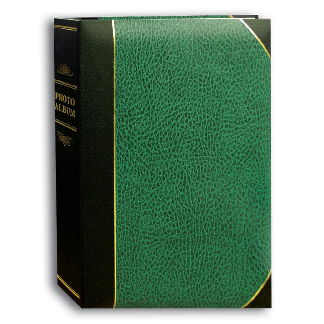 Pioneer 4 x 6 In. Ledger Bi-Directional Photo Album (300 Photos)-Green