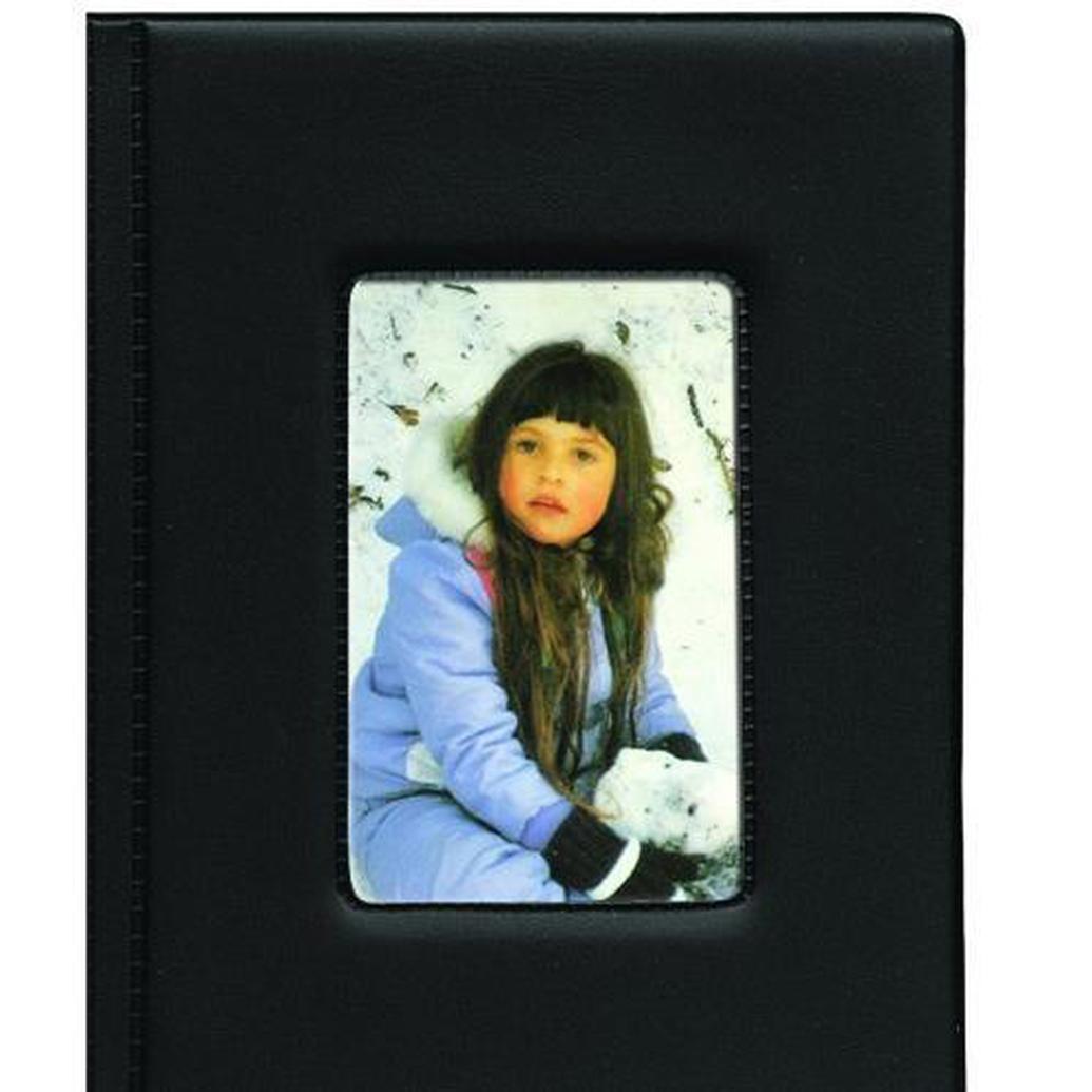Pioneer 4 x 6 In. Frame Cover Photo Album (24 Photos) - Black