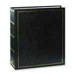 Pioneer Solid Cover Magnetic 3 Ring Photo Album (100 Photos) - Black 0