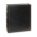 Pioneer Solid Cover Magnetic 3 Ring Photo Album (100 Photos) - Black 1