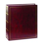 Pioneer Solid Cover Magnetic 3 Ring Photo Album (100 Photos) - Burgundy 0