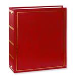 Pioneer Solid Cover Magnetic 3 Ring Photo Album (100 Photos) - Red 0