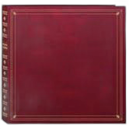 Pioneer 4 x 6 In. Full Size Memo Pocket Photo Album (300 Photos) - Burgundy