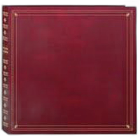Pioneer 4 x 6 In. Full Size Memo Pocket Photo Album (300 Photos) - Burgundy 0
