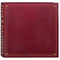 Pioneer 4 x 6 In. Full Size Memo Pocket Photo Album (300 Photos) - Burgundy 1