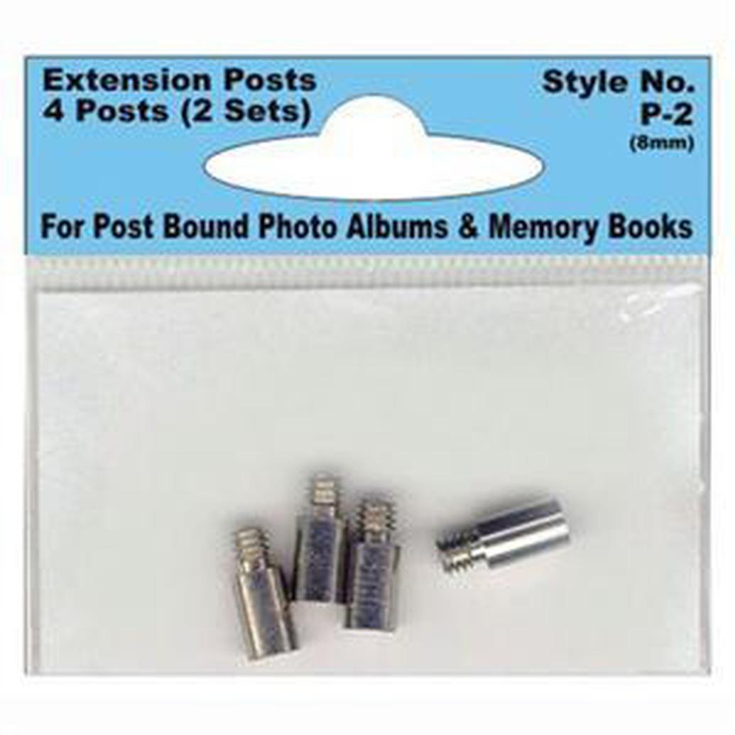 Pioneer Photo Album Extension Posts for Xpando (4 8MM Posts)