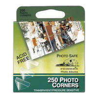 Pioneer Self Adhesive Clear Photo Corners (250 Tabs) Self Adhesive and Acid Free 0