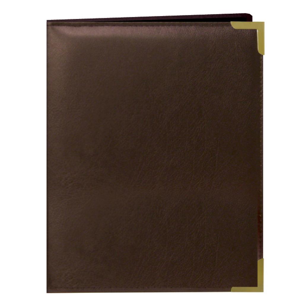 Pioneer Oxford Brass Corner Photo Album (24 2.5x3.5 photos) - Brown