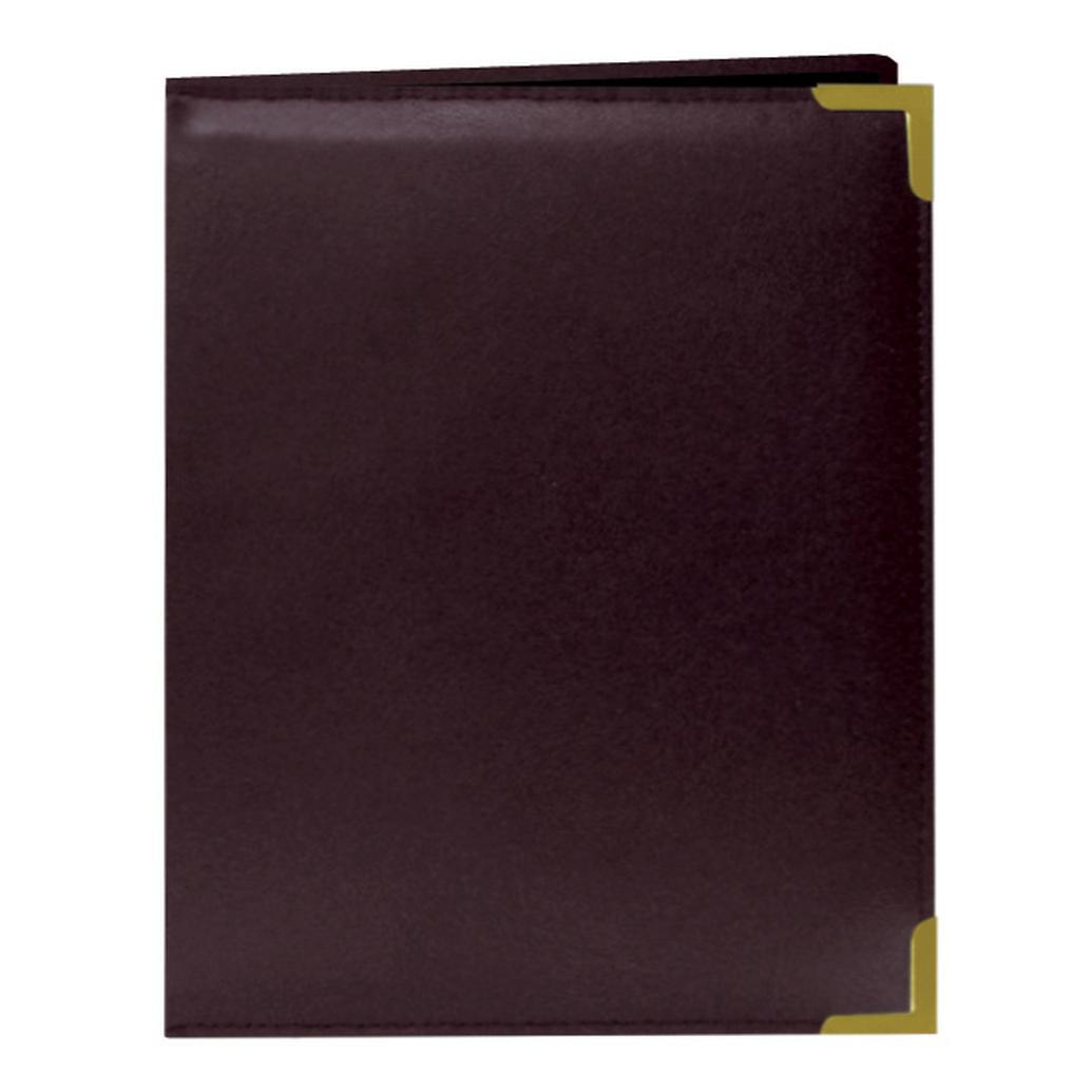 Pioneer Oxford Brass Corner Photo Album (24 2.5x3.5 photos) - Burgundy