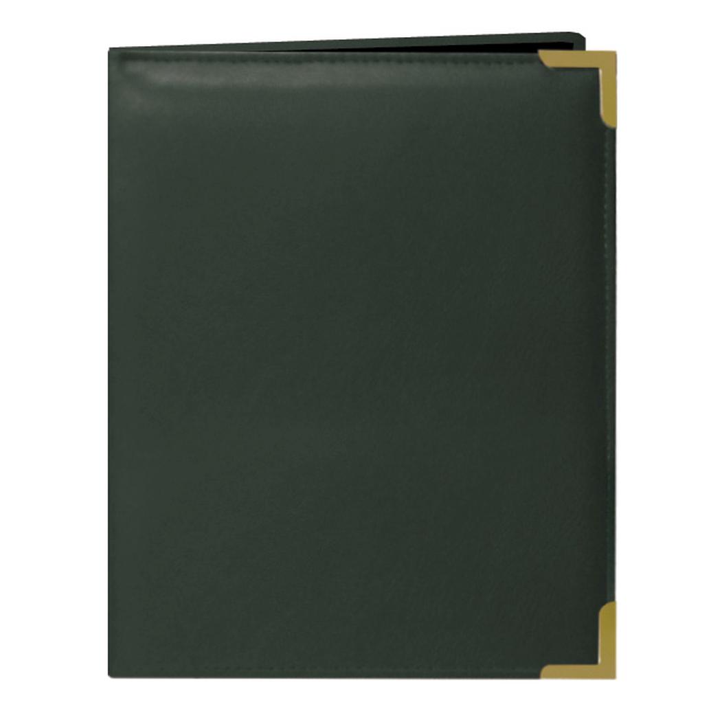 Pioneer Oxford Brass Corner Photo Album (24 2.5x3.5 photos) - Green