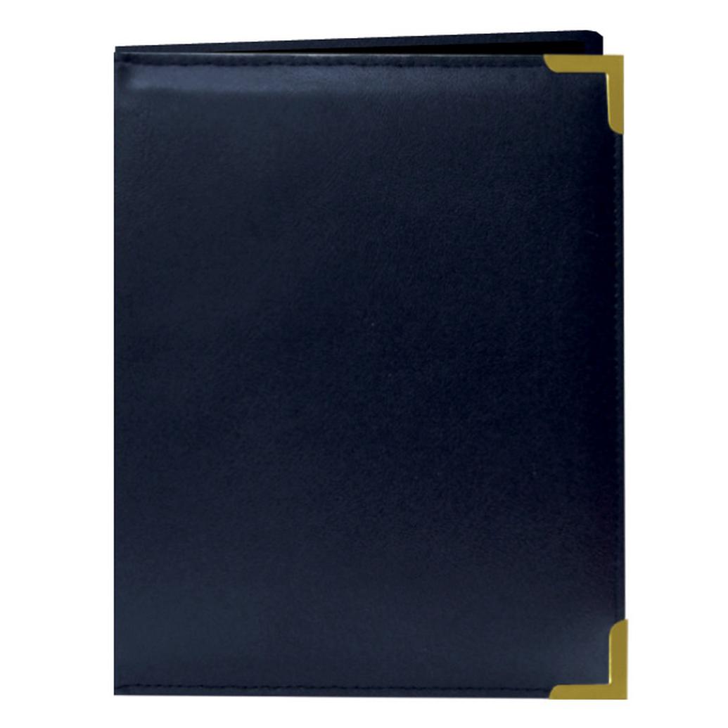 Pioneer Oxford Brass Corner Photo Album (24 2.5x3.5 photos) - Navy Blue