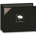 Pioneer 12X12 3-Ring Binder Fabric Frame Scrapbook - Black 0