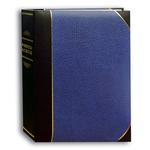 Pioneer 5 x 7 In. Ledger Bi-Directional Photo Album (200 Photos) - Blue 0