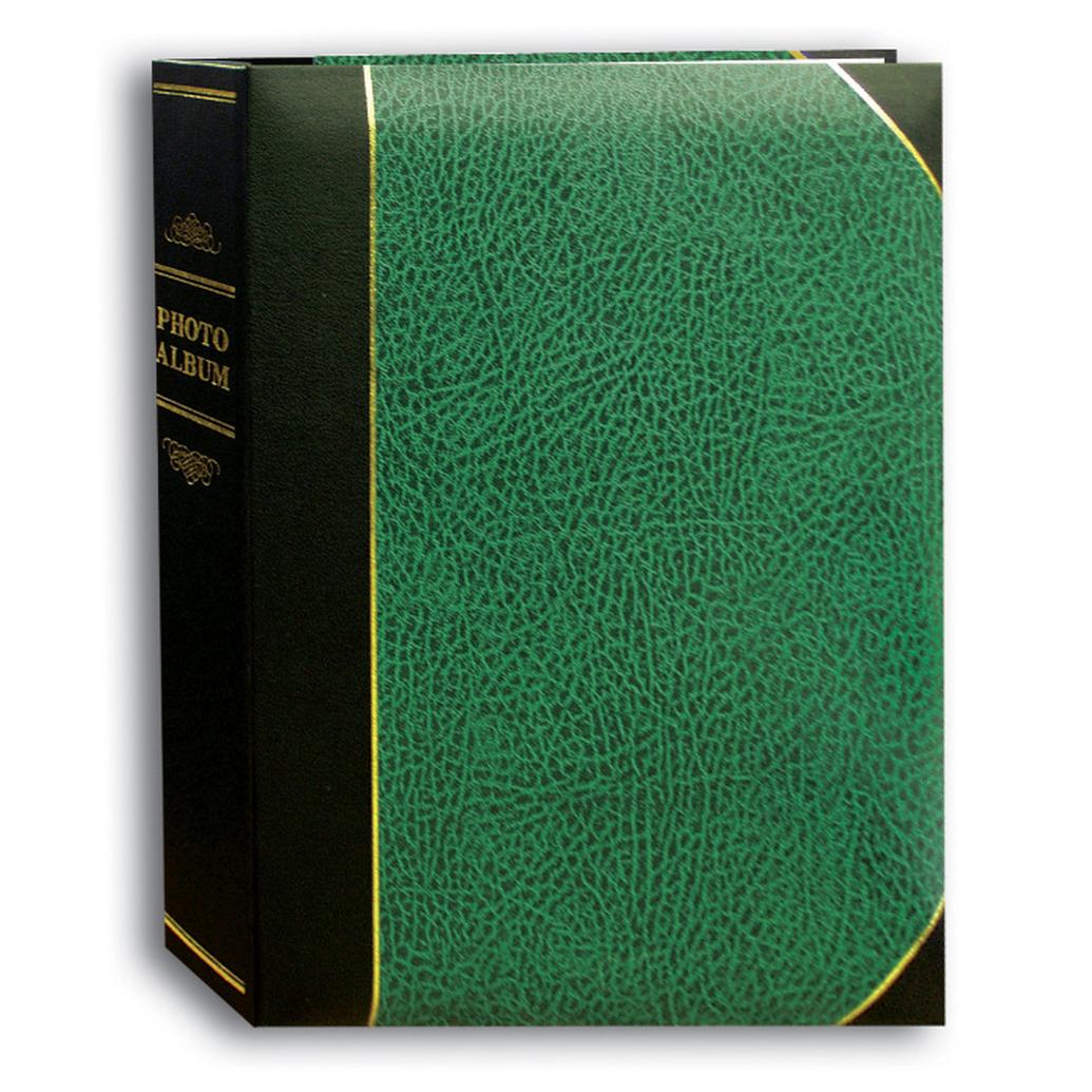Pioneer 5 x 7 In. Ledger Bi-Directional Photo Album (200 Photos) - Green