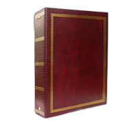 Pioneer 9 x 10 In. Magnetic 3-Ring Photo Album (100 Pages) - Burgundy 0