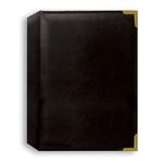 Pioneer 4 x 6 In. Oxford Brass Corner Photo Album (208 Photos) - Black 0