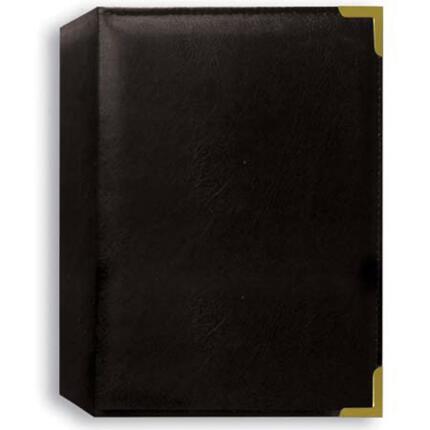 Pioneer TS-246 Oxford Brass Corner Photo Album (Black, Holds 208 4x6in Photo