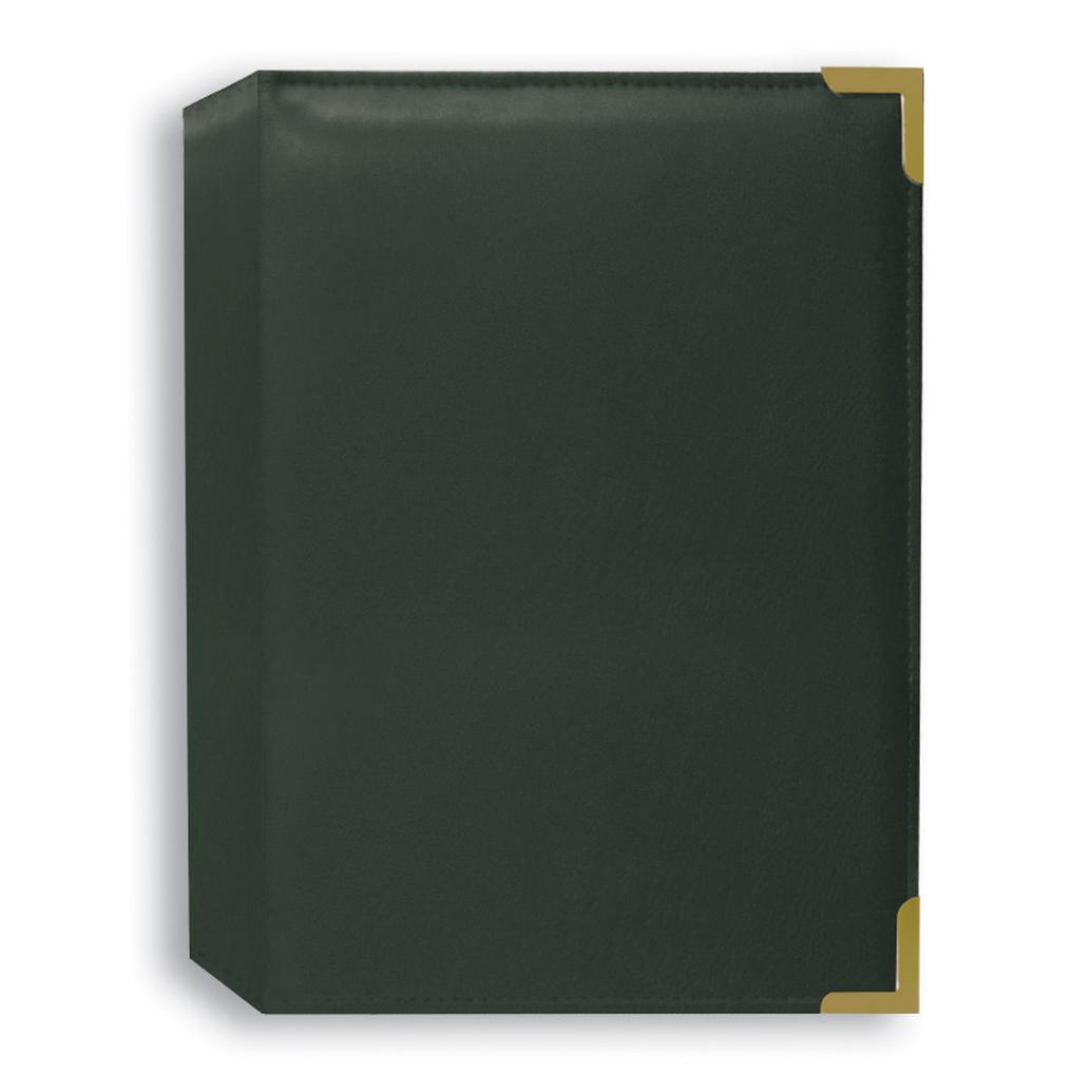 Pioneer 4 x 6 In. Oxford Brass Corner Photo Album (208 Photos) - Green