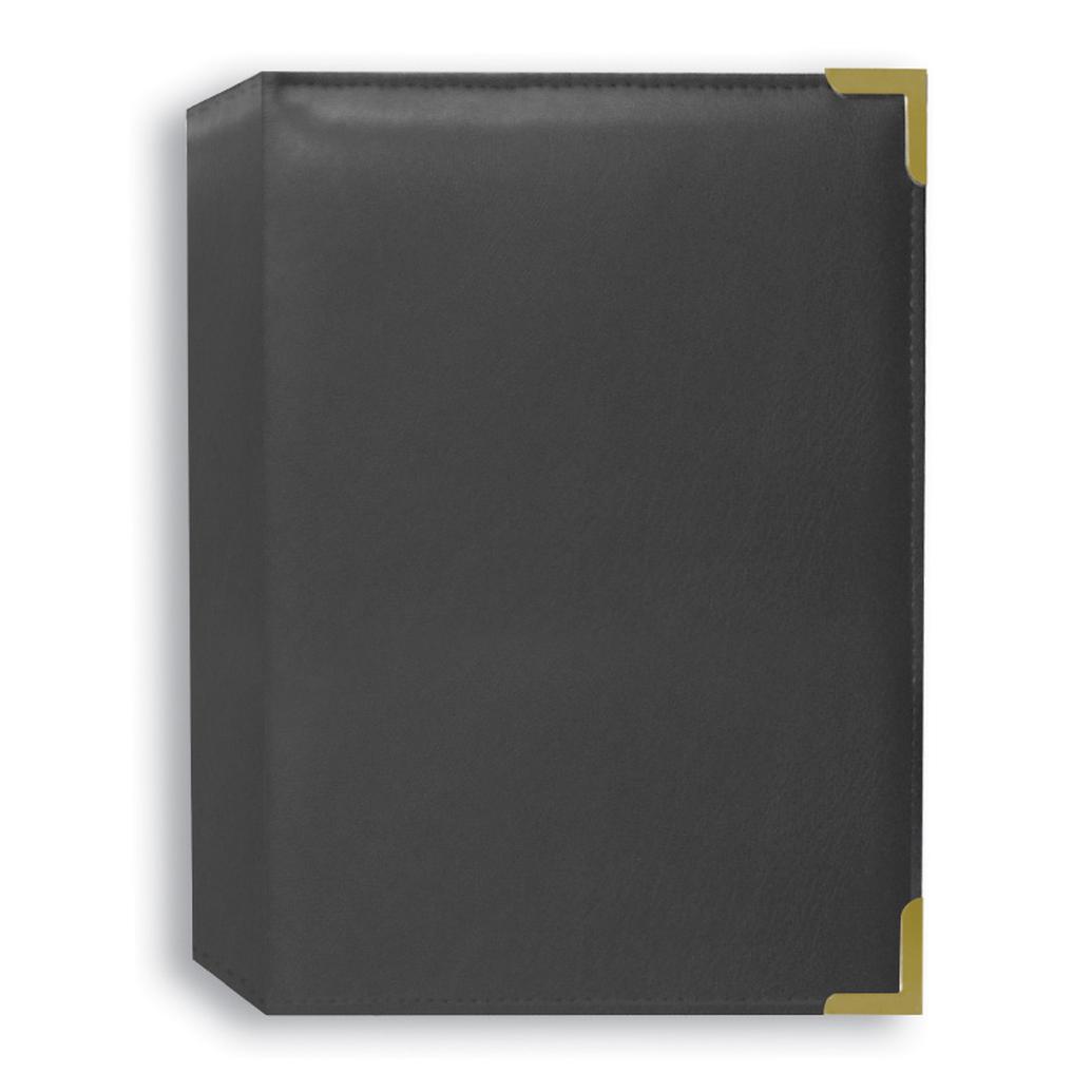 Pioneer 4 x 6 In. Oxford Brass Corner Photo Album (208 Photos) - Gray