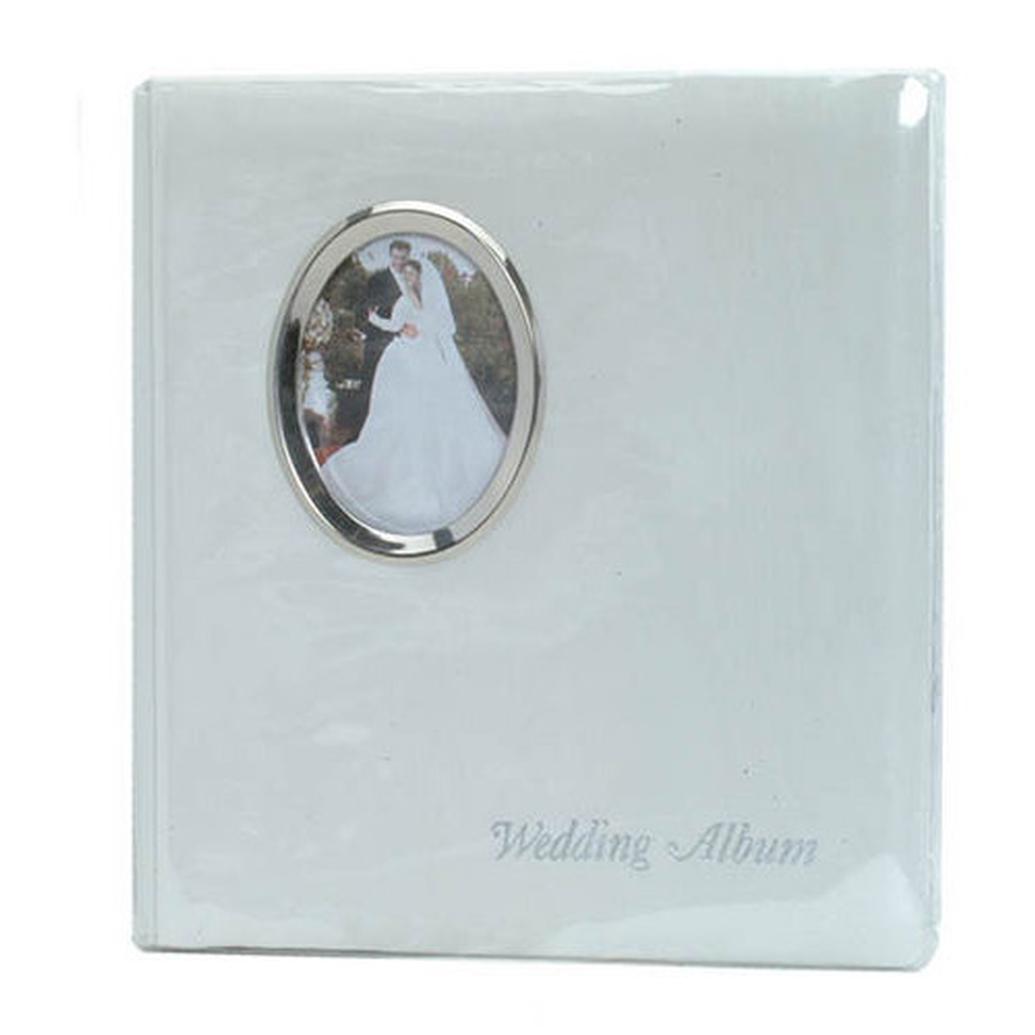 Pioneer 5 x 7 In. Oval Framed Wedding Photo Album (100 Photos)
