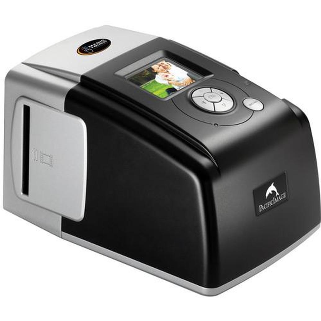 Pacific Image Memor-Ease ST 35mm Film and Slide Scanner (Black  and  Silver)