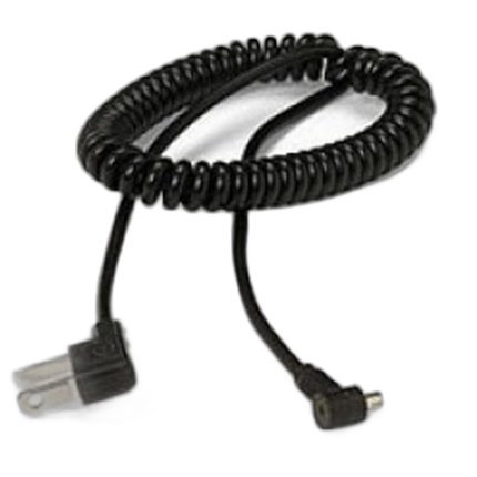 Paramount 5ft Coiled PC Male To Metz 45CL3/4 And 60CT4 Flash Cord(CL-6C)