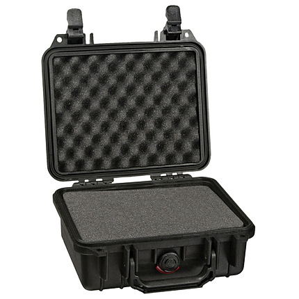 Pelican 1200 Case with Foam (Black)
