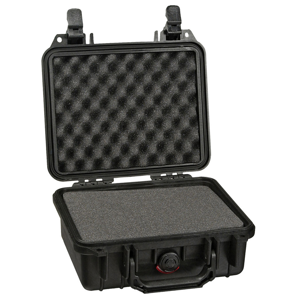 Pelican 1200 Case with Foam (Black)