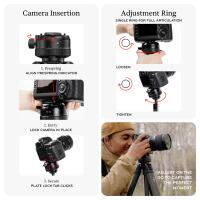 Peak Design Pro Lite Tripod Black Carbon Fiber Legs (Xx Max Height) 4