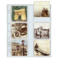 Print File 33-12P Archival Storage Page for 12 Prints (3.5 x 3.5, 25 0