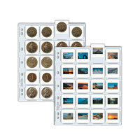 Print File Archival Storage Page for Slides (2x2-20HB, 10-Mil, 100 Pack) 0