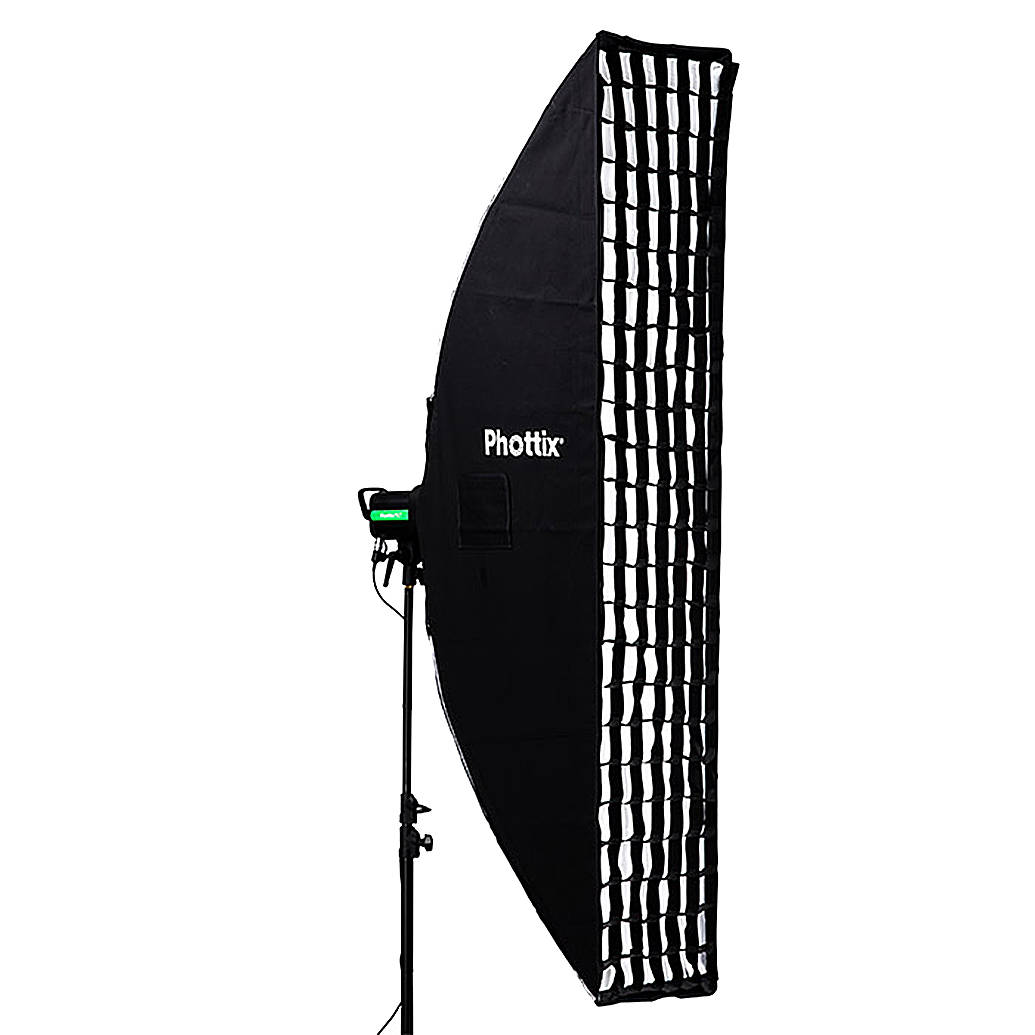 Phottix Solas Strip Softbox (16 x 71 Inch) With Grid