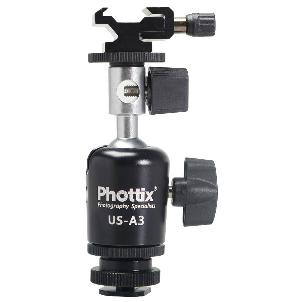 Phottix Umbrella Swivel US-A3 With BallHead