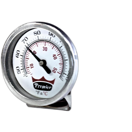 Doran 1.75 Inch TFC Precision Dial Thermometer with Stem