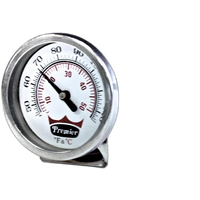 Doran 1.75 Inch TFC Precision Dial Thermometer with Stem 0