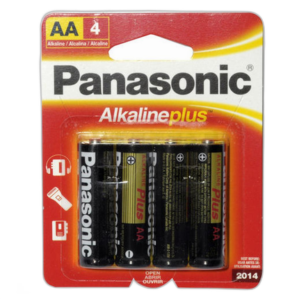 Panasonic AA Alkaline Batteries (4 pack)