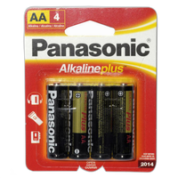 Panasonic AA Alkaline Batteries (4 pack) 0