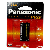 Panasonic AAA Alkaline Batteries (2 pack) 0