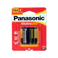 PANASONIC AAA ALKALINE 4-PACK BATTERIES 0