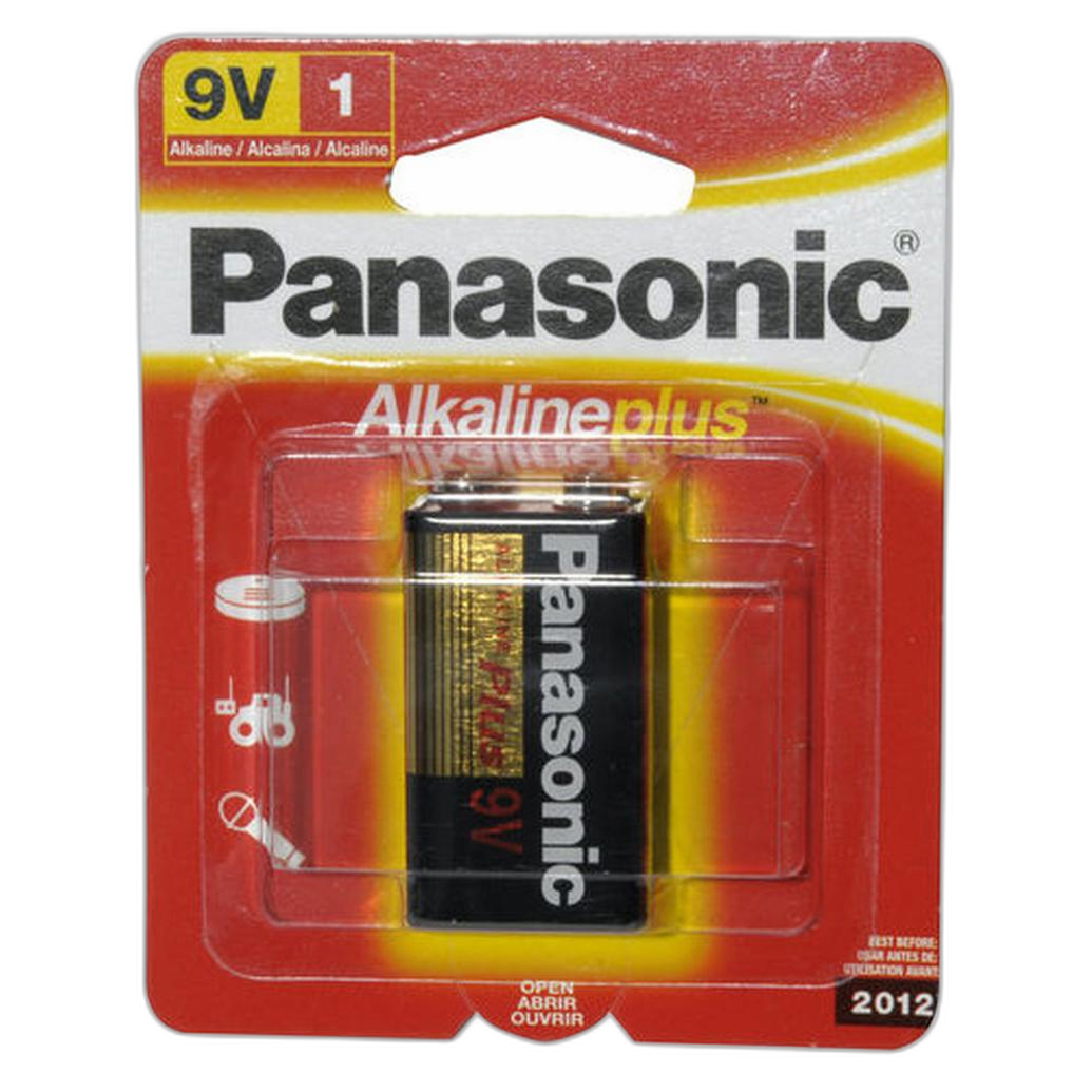 Panasonic Alkaline Plus 9V Battery 1 Pack