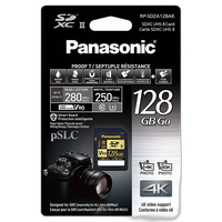Panasonic 128GB UHS-II SDXC Memory Card 1