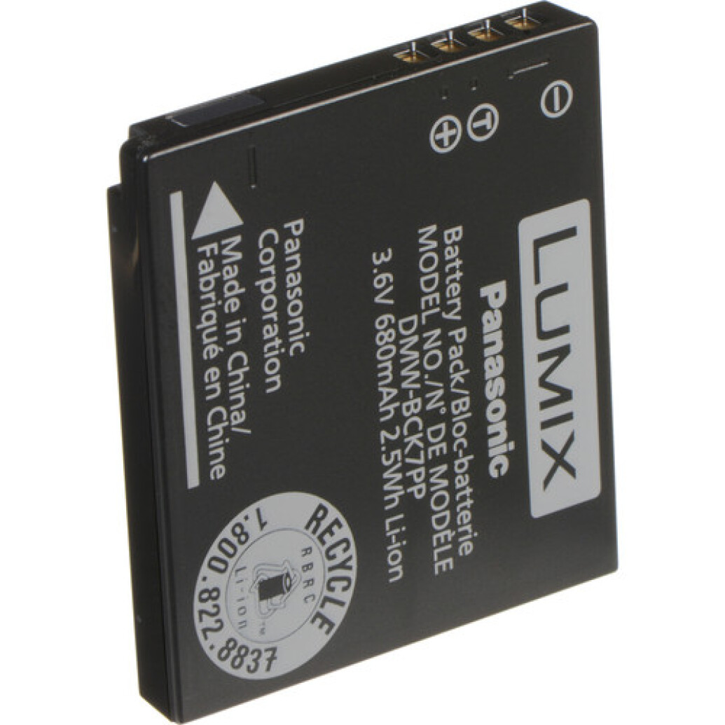 Panasonic DMW-BCK7 Lithium Ion Battery (680mAh)