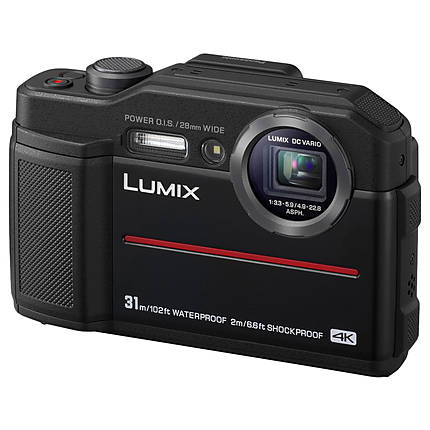 Panasonic Lumix DC-TS7 Waterproof Digital Camera (Black)