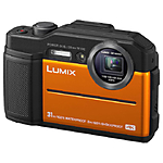 Panasonic Lumix DC-TS7 Waterproof Digital Camera (Orange) 0