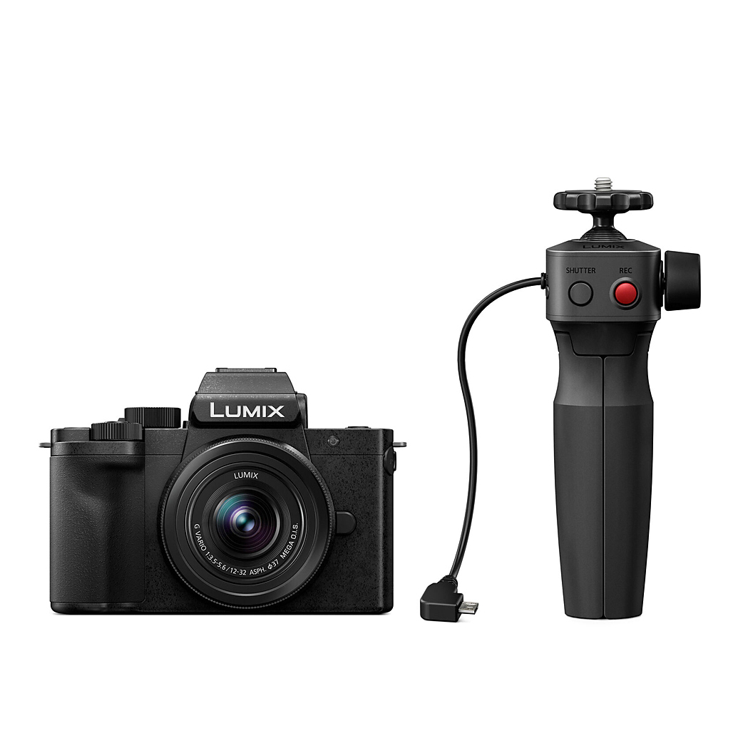 Panasonic LUMIX G100 Mirrorless 4K Vlogging Kit w/12-32mm Lens  and  Tripod Grip