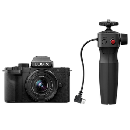 Panasonic LUMIX G100D 4K Mirrorless Camera with 12-32mm and Tripod Grip