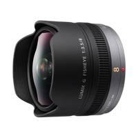 Panasonic Lumix G 8mm f/3.5 Fisheye Lens for DMC-GX7, DMC-GM5 - Black 0