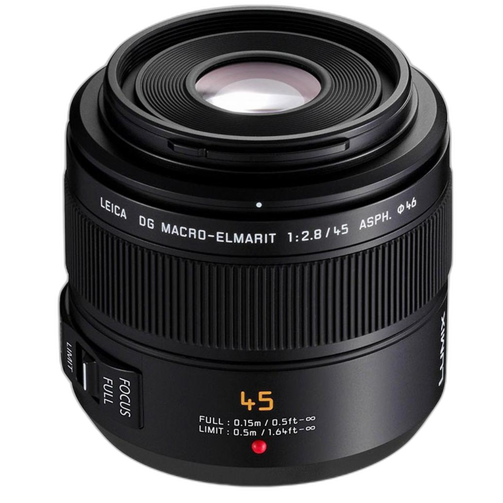 Panasonic Lumix G 45mm f/2.8 ASPH. Short Telephoto Lens - Black